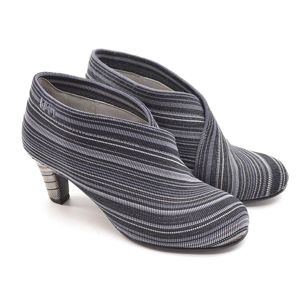 United Nude Fold Sense Colorful Fabric Heeled Bootie 36